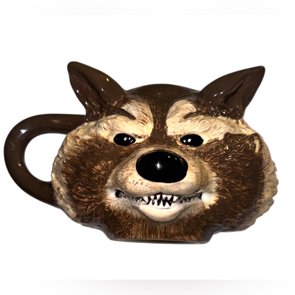 Marvel Guardian Of The Galaxy 3D Sculpted Raccoon Shaped Ceramic Mug